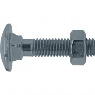 Image of Slotbout met moer ev 4.6 DIN 603/555 M8 x 20 mm