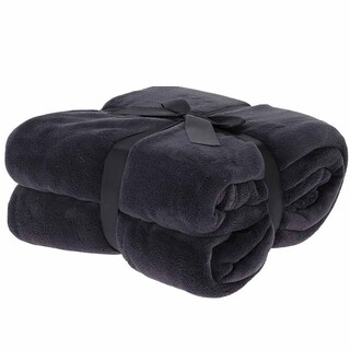 Image of Polyester Fleece Deken Olijfgroen - 180 X 230 cm