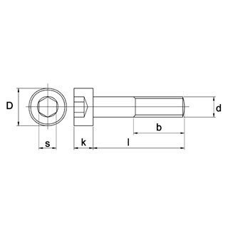 Image of Binnenzeskantbout Ck Din 912 8.8 Galv.Verzinkt M 6 X 20 - 500