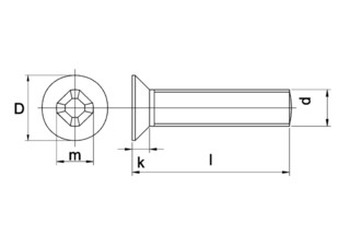 Image of Schroef Din 965-H Ev M 3 X 10 - 200