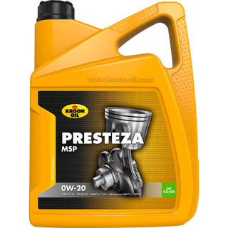 Image of Kroon-oil 5 L Can Presteza Msp 0w-20