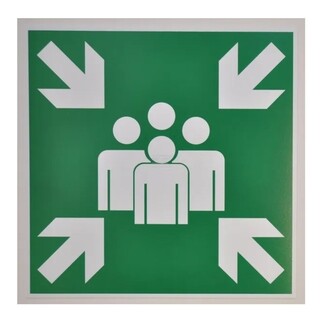 Image of Bord verzamelplaats 400x400mm 400x400mm