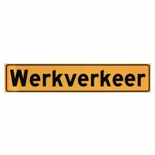 Image of Sticker Werkverkeer 350x70mm