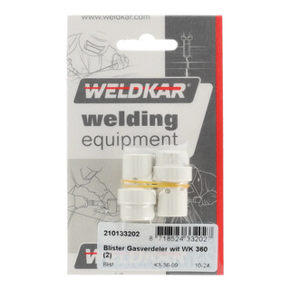 Image of Weldkar Blister Gasverdeler wit 360 (2 stuks)