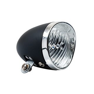 Image of Simson Koplamp op Batterijen Classic - Zwart