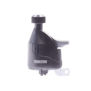 Image of Simson Dynamo Links met Rubber Loopwiel 2x2 polig - Zwart