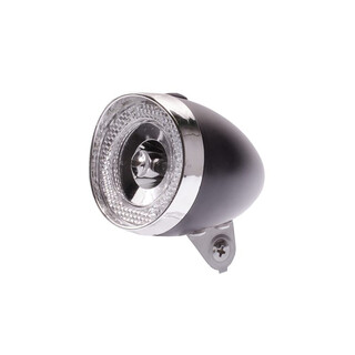 Image of Simson Batterij Voorvork Koplamp Classic Mini 4 LUX on/off - Zwart