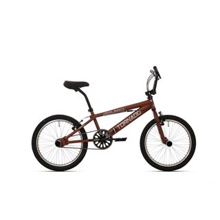 Image of Tornado Freestyle Bike donker bruin mat + zwart (zw. banden)