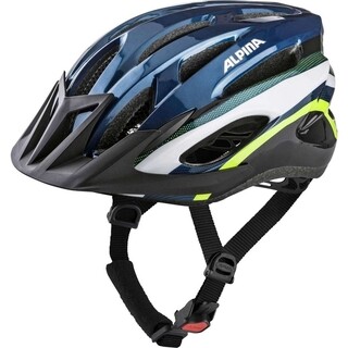 Image of Alpina Fietshelm MTB17 Donkerblauw/Neon - maat 54-58