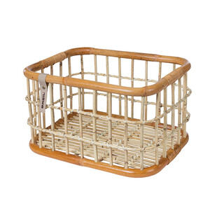 Image of Basil Green Life Rotan Fietsmand 30 l - Bruin