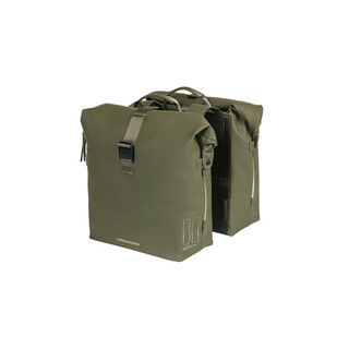Image of Basil SoHo Dubbele Fietstas 41 l - Groen