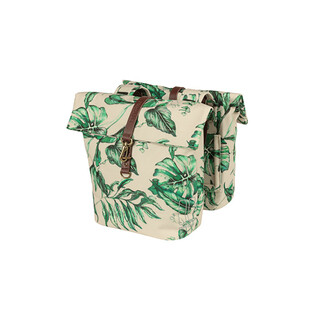 Image of Basil Ever-Green Dubbele Fietstas 28-38 l - Creme