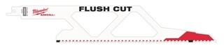 Image of Milwaukee Reciprozaagblad Sawzall hout Flush Cut recht zagen 300 mm 5-Tpi