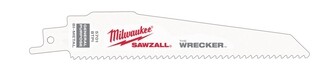 Image of Milwaukee Reciprozaagblad Sawzall multi mat. Wrecker 150 mm 7/11-Tpi (5 stuks)