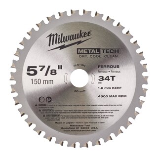 Image of Milwaukee Cirkelzaagblad voor metaal 150x20x34Z