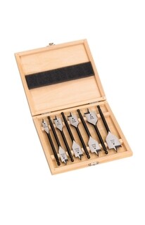 Image of Milwaukee Speedboren set in houten kistje (8-delig)