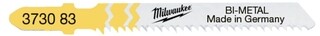 Image of Milwaukee Decoupeerzaagblad hout laminaat Bi-metaal neerwaartse tand 60 x 1,9 mm (5 stuks) SPECIAL