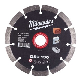 Image of Milwaukee Diamantslijpschijf beton/baksteen sleuvenfrees 150 mm