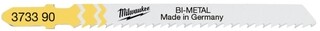 Image of Milwaukee Decoupeerzaagblad hout T 101 BF 75 x 2,5 mm Bi-metaal (5 stuks)