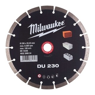 Image of Milwaukee Diamantslijpschijf beton/baksteen DU 230 mm
