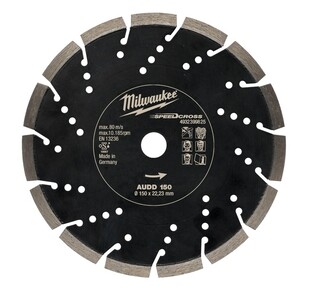 Image of Milwaukee Diamantslijpschijf beton SpeedCross AUDD 150 mm