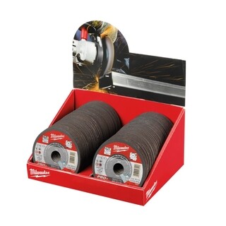 Image of Milwaukee Doorslijpschijven metaal PRO+ SCS41 display 115 x 1 mm dun (200 stuks)