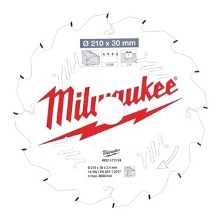 Image of Milwaukee Cirkelzaagblad hout 210 x 30 x 2,4 Thin Kerf ATB 16T +15° (MS)