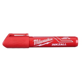 Image of Milwaukee Marker INKZALL  Beitel punt L 6,2 mm rood, bulk (afname per 12 stuks in karton)