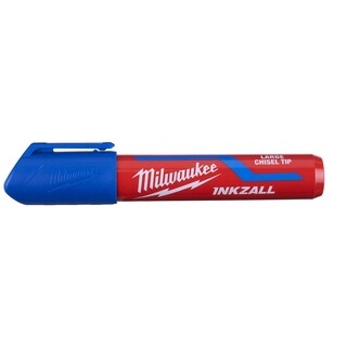 Image of Milwaukee Marker INKZALL  Beitel punt L 6,2 mm blauw, bulk (afname per 12 stuks in karton)