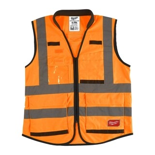 Image of Milwaukee Premium hi-vis veiligheidshesje klasse 2 oranje - L/XL - 1 stuk