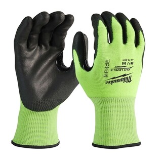 Image of Milwaukee Bulk hi-vis werkhandschoenen snijklasse 3/C - 9/L - 144 paar