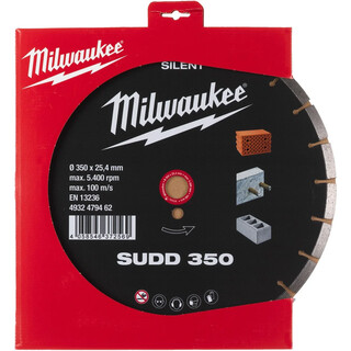Image of Milwaukee Diamantslijpschijf SUDD 350 mm - Premium Silent Disc