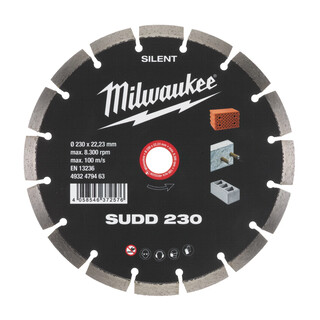 Image of Milwaukee Diamantslijpschijf SUDD 230 mm - Premium Silent Disc