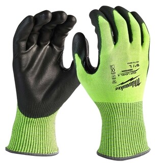 Image of Milwaukee Hi-vis werkhandschoenen snijklasse 4/D - 10XL - 1 paar