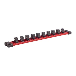 Image of Milwaukee Doppenrail 350mm inclusief 10 clips 1/2 doppen