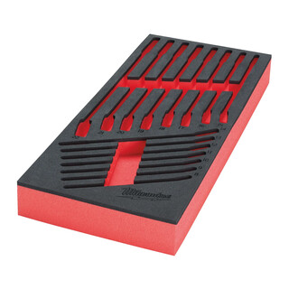 Image of Milwaukee Lege Foam Inlay Ringratel-steeksleutel Flex set MAXBITE  (15-delig)