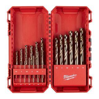 Image of Milwaukee RED COBALT Packout Friendly Box Metaalboren set HSS-G (1/1,5/2/2,5/3/3,5/4/4,5/5/5,5/6/6,5/7/7,5/8/8,5/9/9,5/10 mm)