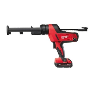 Image of Milwaukee M18 Heavy Duty Kit-/lijmpistool Met 310 ml Patroonhouder In Tas - Incl Lader & Accu 18V 2.0Ah