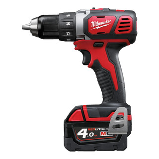 Image of Milwaukee M18 BDD Schroefmachine - 2 x M18 B4 Accu's, M12-18 C Lader, Transportkoffer