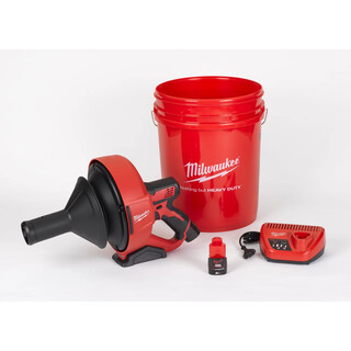 Image of Milwaukee M12 subcompacte ontstoppingsmachine met 8 mm diameter spiraalkabel