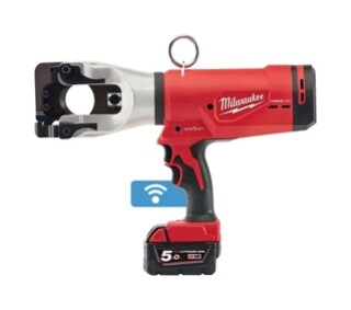 Image of Milwaukee M18 FORCE LOGIC Hydraulische Kabelkniptang In Koffer - Incl Lader & Accu's 18V 5.0Ah (1×) 2.0 Ah (1×)