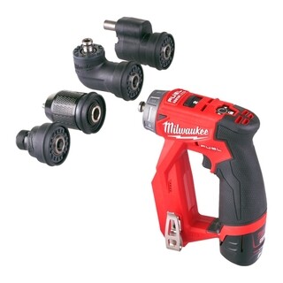 Image of Milwaukee M12 FUEL Boorschroefmachine Met Verwisselbare Kop Incl. 4 Koppen 2 X 2 M12 FDDXKIT-202X  