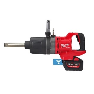 Image of Milwaukee M18  ONE-KEY  1" D-greep slagmoersleutel met frictiering en verlengde as (150 mm)