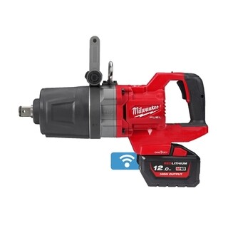 Image of Milwaukee M18  ONE-KEY  1" D-greep slagmoersleutel met frictiering en korte aandrijfas