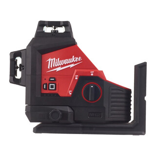 Image of Milwaukee M12 driedimensionale laser met 3 groene 360° laser cirkels