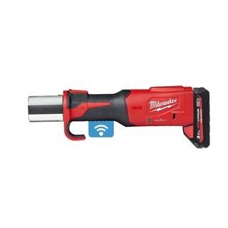 Image of Milwaukee M18 ONE-KEY Koolborstelloos Persgereedschap In Koffer - Incl Lader & Accu's 18V 3.0Ah (2×)