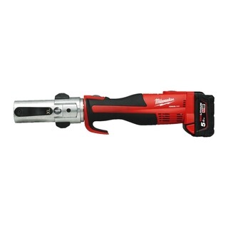 Image of Milwaukee M18 FORCE LOGIC Compact Koolborstelloos Persgereedschap In Koffer - Incl Lader & Accu's 18V 5.0Ah (2×)