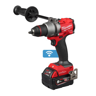 Image of Milwaukee M18 ONEDD3 Schroefmachine - 2 x M18 B5 Accu's, M12-18 FC Lader, HD Box