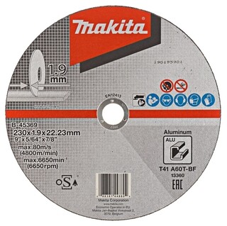 Image of Makita Doorslijpschijf 230X1,9Mm Alu B-45369
