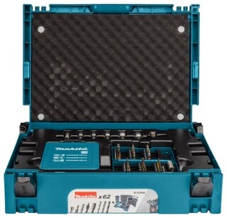 Image of Makita Boor/Bit Set 62-Dlg M-Box Nr1 B-53908